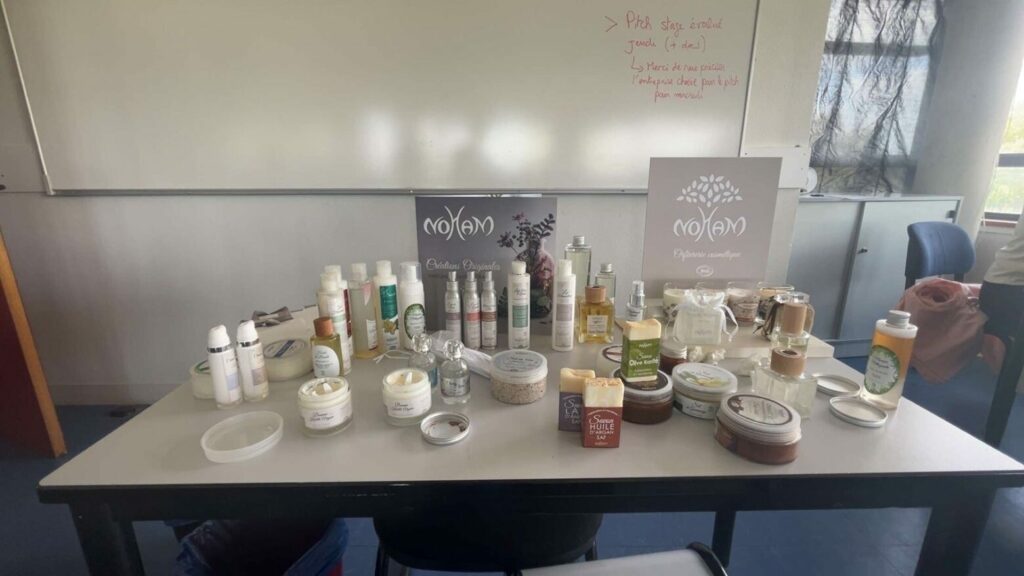 Photo de la présentation de la gamme de Noham